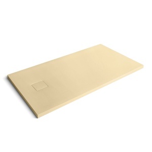 Cadita de dus dreptunghiulara din compozit de piatra Pro Exclusive cappuccino 140 x 80 x 4 cm