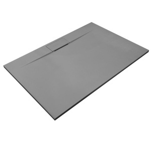 Cadita de dus dreptunghiulara Pro SMC gri 140 x 90 x 2.6 cm