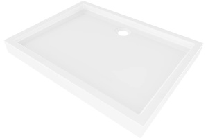 Cadita de dus Inalta, culoare alb, dimensiune 110x80x12cm