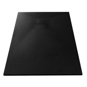 Cadita de dus MO-GD10080ES Dreptunghiulara, SMC, culoare Negru. 100X80X2.6CM - Img 4