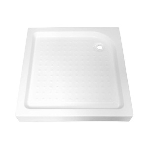 Cadita de dus patrata inalta antialunecare SXL05A 70 x 70 cm alba - Img 3