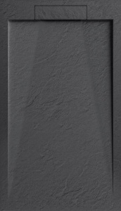 Cădiță de duș STONE 120×90 cm – Marmură Turnată, Negru Mat - Img 3