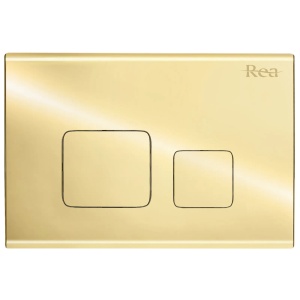Cadru cu rezervor incastrat pentru WC, Clapeta de actionare inclusa F Light Gold - Img 3