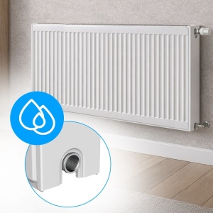 Calorifer din otel tip 22 cu conectare laterala Calor-WH-3, 60 x 120 cm, 1890 W, alb - Img 14