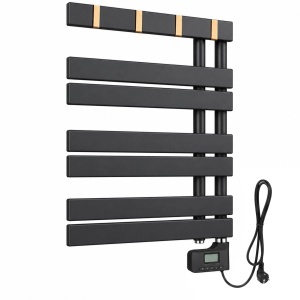 Calorifer electric, portprosop, Rea Nexo 90X50 cm, Negru Mat
