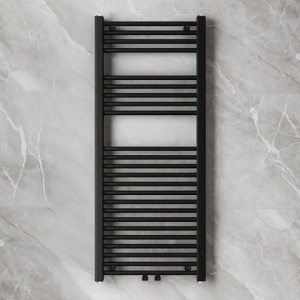 Calorifer vertical GAMA-BL-2 pentru baie 120x50, negru - Img 4