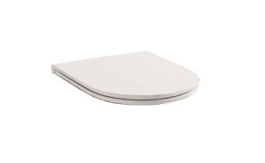 Capac toaleta slim Arizona cu sistem SoftClose si QuickRelease alb mat