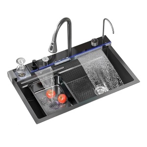 Chiuveta bucatarie, multifunctionala cu o singura cuva Taurus grafit 75 x 46 cm - Img 21