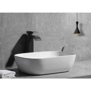 Chiuveta de blat PRO AWA, Dimensiuni 45.5x 32x 13.5 cm, Forma Dreptunghiulara, Ceramica sanitara, Fara gaura baterie, Alb - Img 4