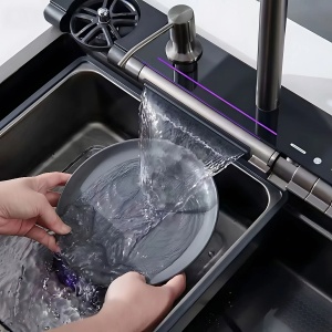 Chiuvetă multifuncțională din inox REA Alonzo Negru - Img 3