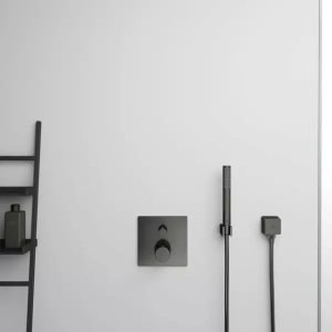 Cot conector perete Ideal Standard Atelier Conca gri Magnetic Grey - Img 2