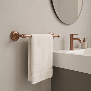Cuier de baie, bara prosoape Rea Aristo Brush Copper 16101 - Img 4