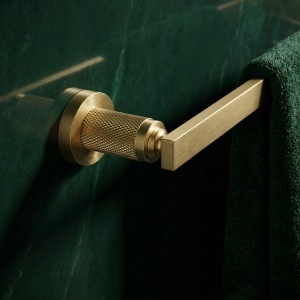Cuier de baie, bara prosop Rea 81301 Rivo Brush Gold - Img 4