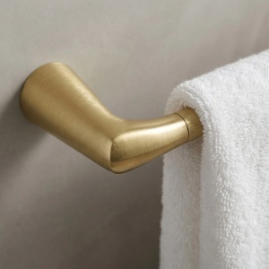 Cuier de baie, bara prosop Rea Vibe Brush Gold - Img 6