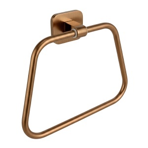 Cuier de baie, inel prosoape Rea 5910 Nico Brush Copper