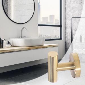 Cuier de baie Rea LEO Gold Brush 322230 - Img 8