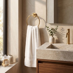Cuier de baie Rea Ring Modern Gold 6610 - Img 6