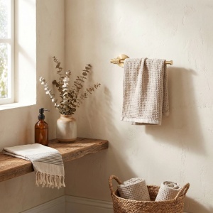Cuier de baie Rea Rivo Brush Gold - Img 2