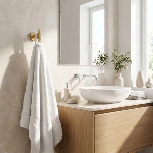 Cuier de baie Rea Rivo Brush Gold - Img 7