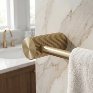 Cuier de baie Rea Solo Brush Gold 64101 - Img 5