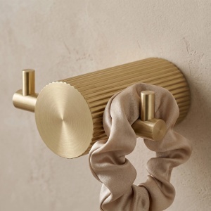 Cuier de baie Rea Solo Brush Gold 64104A - Img 2