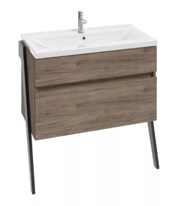Dulap baza pe pardoseala Defra Op-Arty nuc Rockford 83.5 x 40 x 80 cm 2 sertare