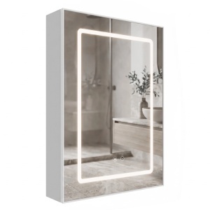 Dulap cu oglindă LED Rea Zenit 70x50cm