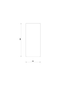 Dulap mediu suspendat Gala Daily stejar rustic 35 x 80 cm - Img 2