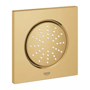 Dus lateral incastrat Grohe Rainshower F-Series auriu lucios Cool Sunrise - Img 1