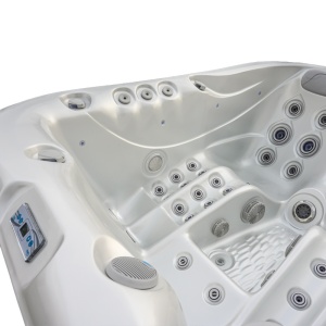 Jacuzzi de gradina alb perlat PRO 530 pentru 3 persoane 210 x 170 x 90 cm - Img 6