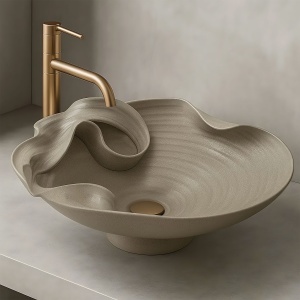 Lavoar pe blat Rea HM-12 Handmade Art ceramic
