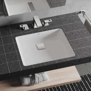 Lavoar sub blat Grohe Cube Ceramic cu PureGuard 50x37 cm - Img 1