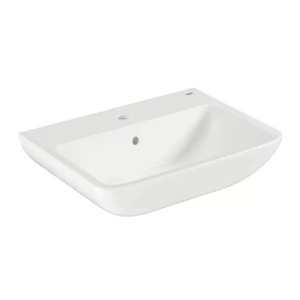 Lavoar suspendat Grohe Start Edge Ceramic alb lucios 60 cm - Img 1