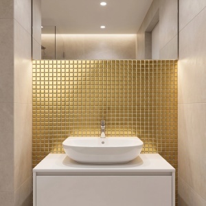 Mozaic pentru perete REA Glass Gold P14014 - Img 4