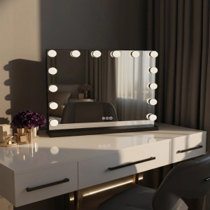 Oglinda cu LED Hollywood White 58 x 45 cm - Img 2