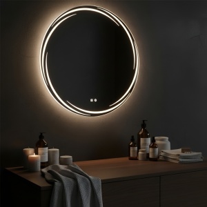 Oglinda de baie cu LED in 3 culori si dezaburire Diana 80 cm - Img 12