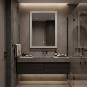 Oglindă LED dreptunghiulara, 60x80cm Rea SAB-3426 - Img 3