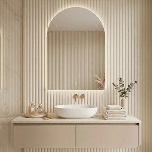 Oglindă LED pentru baie, 90x60 cm TOP-1 - Img 2