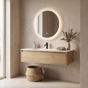 Oglinda rotunda de baie cu LED YH-BL-1 60 cm - Img 6