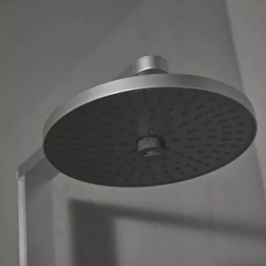 Palarie de dus rotunda din aluminiu Ideal Standard Alu+ argintiu mat 2 functii - Img 4