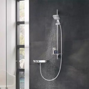 Para de dus Grohe Rainshower SmartActive 130 Cube 3 functii crom lucios - Img 5
