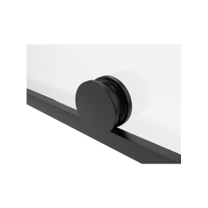 Paravan de dus tip Walk-in Odea Black, Dimensiuni la Alegere, Sticla Securizata 8mm - Img 5