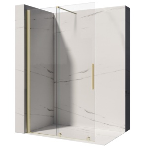 Perete de dus glisant Veldman Prima auriu periat 8 mm, 120 x 195 cm