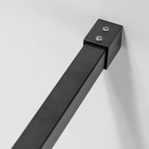Perete de dus Walk-In SH04D, Dimensiune 100cm,Sticla securizata 8mm, Culoare Negru - Img 2
