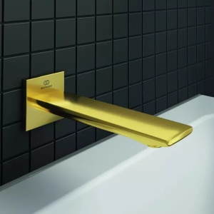 Pipa cada Ideal Standard Atelier Conca auriu periat 18 cm - Img 5