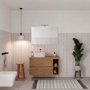Raft deschis pentru mobilier de baie Fluminia Genova rovere naturale 20 x 46 x 53 cm - Img 4