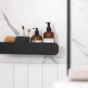 Raft pentru baie SF03 45cm black matt - Img 8