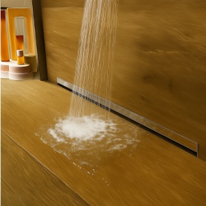 Rigola de duș liniară cu sifon fix si montaj pe perete Wall DL09 70 cm – Inox - Img 17