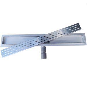 Rigola de duș liniară cu sifon fix și randament ridicat Classic DL01 100 cm – Inox - Img 17