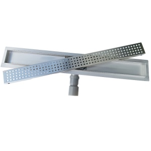 Rigola de duș liniară cu sifon fix și randament ridicat Qube DL01 80 cm – inox - Img 15